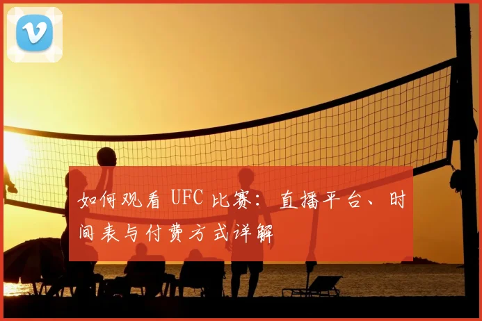 如何观看 UFC 比赛：直播平台、时间表与付费方式详解